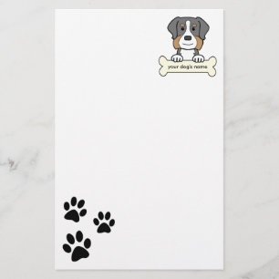 Personalized Bernese Mountain Dog Stationery