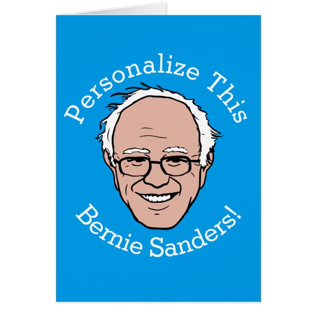 PERSONALIZED Bernie Sanders Cartoon Face (Front)
