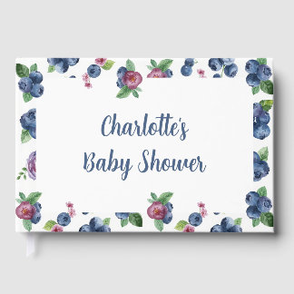 Personalized Berry Sweet Baby Shower Guest Book