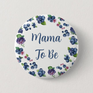 Personalized Berry Sweet Baby Shower Mama-to-Be 2 Inch Round Button