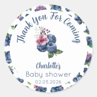 Personalized Berry Sweet Baby Shower Stickers