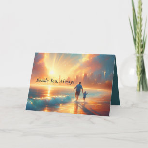 Personalized Beside You Always Folded Card