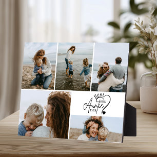 Personalized Best Aunt Photo Collage Plaque