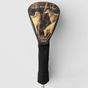 Personalized Best Borzoi Dad Golf Head Cover