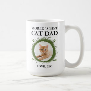 Personalized Best Cat Dad Coffee Mug