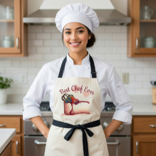 Personalized "Best Chef Ever" All-Over Print Apron
