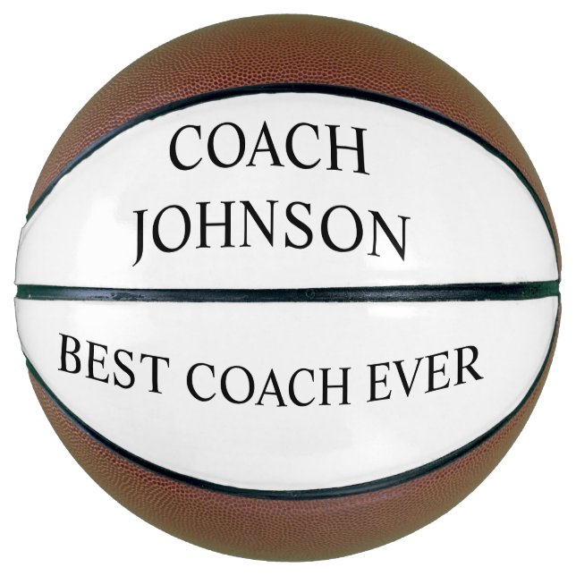 Personalized Best Coach Ever Basketball (Front)