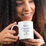 Personalized Best Coworker Ever Coffee Mug<br><div class="desc">Best coworker ever coffee mug,  featuring a hint of blue and iseasy to customize. The perfect secret santa gift or stocking filler this christmas!</div>