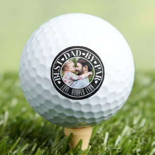Personalized Best Dad By Par Golf Balls