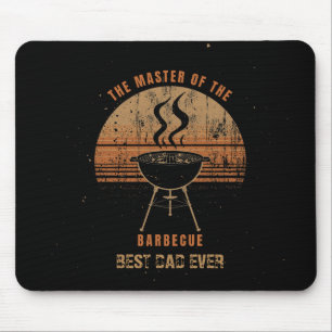 Personalized Best Dad Ever BBQ Mouse Pad