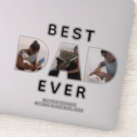 Personalized Best Dad Ever Birthday Photo Laptop