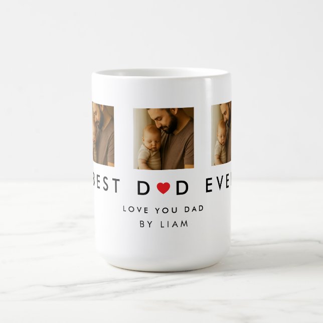 Personalized Best Dad ever Mug  (Center)