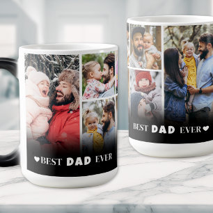 Personalized Best Dad Ever Photo Magic Mug
