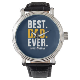 Personalized Best Dad Ever Watch