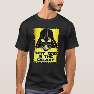 Personalized BEST DAD IN THE GALAXY Modern T-Shirt