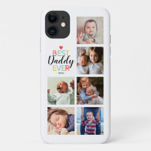 Personalized Best Dad Photo Collage Case-Mate iPhone Case