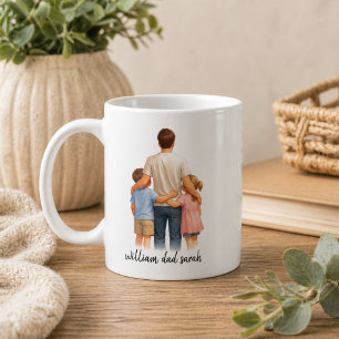 Personalized Best Daddy Ever   Custom Father’s Day Coffee Mug