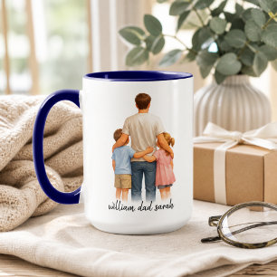 Personalized Best Daddy Ever   Custom Father’s Day Mug