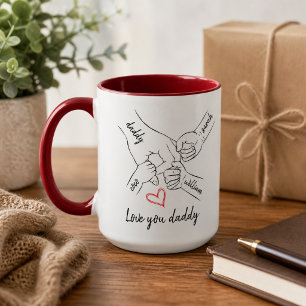 Personalized Best Daddy Ever Custom Father’s Day Mug
