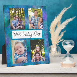 Personalized Best Daddy Ever Photo  Plaque
