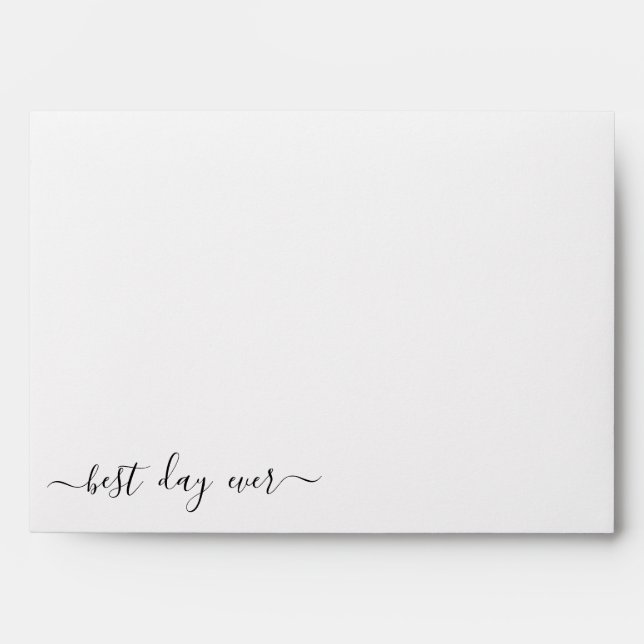 Personalized Best Day Ever Envelope (Front)
