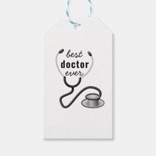Personalized Best Doctor Ever Thank You Physician Gift Tags