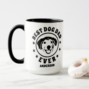 Personalized Best Dog Dad Ever Custom Name Mug
