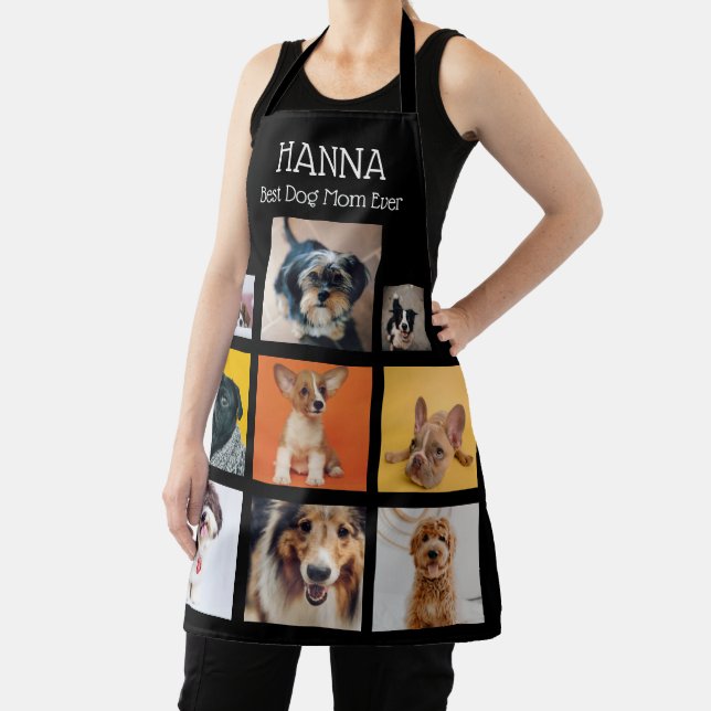 Personalized Best Dog Mom Ever Dog Lover  Apron (Insitu)