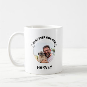 Personalized Best Ever Dog Dad / photo Coffee Mug