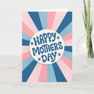 Personalized Best Ever Mothers Day Typography Card