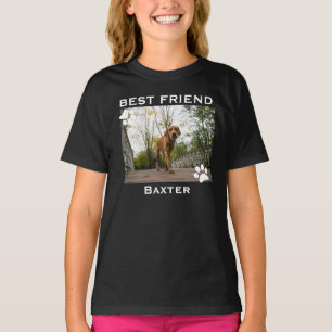 Personalized Best Friend Dog Photo T-Shirt
