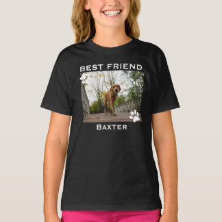 Personalized Best Friend Dog Photo T-Shirt
