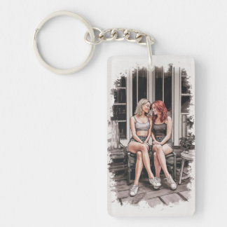 Personalized Best Friend Forever Keychain