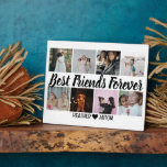 Personalized Best Friend Gift Photo Grid Collage Plaque<br><div class="desc">Do you remember the best days of your life? Do you have cherished memories with your friends that you would love to keep forever? Well, now is the time to make those memories last! With our personalized custom best friends forever photo grid collage, you can create a beautiful and heartfelt...</div>