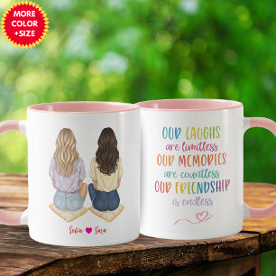 Personalized Best Friend Mug for Women Funny Fri