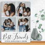 Personalized Best Friends 4 Photo Collage Plaque<br><div class="desc">Celebrate your best friend and friendship with a custom photo collage best friends plaque. Whether it's a birthday, Christmas, or Friendsgiving this best friends plaque is a wonderful gift that will be treasure for years to come. Personalized this friendship plaque with 4 of your favourite friend photos and names. COPYRIGHT...</div>