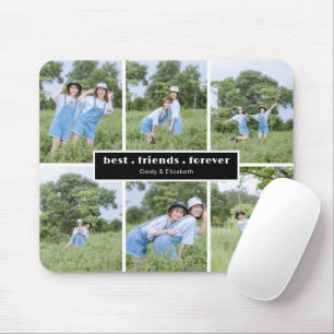 Personalized Best Friends Forever 6 Photo Mousepad