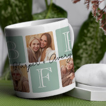 Personalized Best Friends Forever 7 Photo Collage