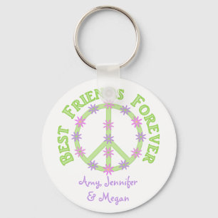 Personalized Best Friends Forever Keychain