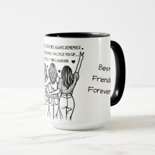 Personalized Best Friends Forever  Mug