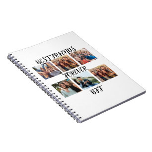 Personalized "Best Friends Forever" Photo Template Notebook