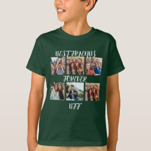 Personalized "Best Friends Forever" Photo Template T-Shirt