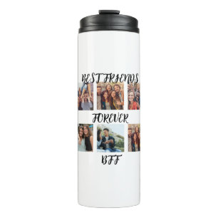 Personalized "Best Friends Forever" Photo Template Thermal Tumbler