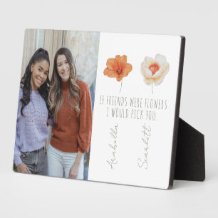 Personalized Best Friends Photo Plaque