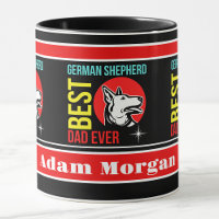Personalized Best German Shepherd Dad Ever