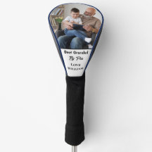 Personalized Best Grandad By Par Driver Cover