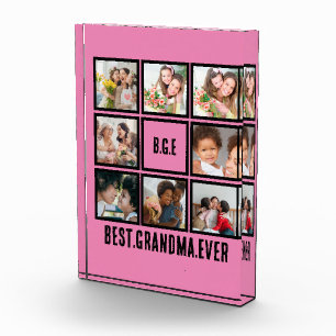 Personalized Best Grandma Ever 8 Photo Collage
