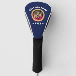 Personalized Best Grandma Ever Custom Family Photo Golf Head Cover