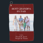 Personalized Best Grandpa By Par Photo Golf Towel<br><div class="desc">Celebrate grandpa with this personalized photo golf towel.  This golf towel will make the perfect gift for Fathers Day,  Christmas or grandpa's birthday.  All text can be customized and add your own personal photo to create a truly unique gift for grandpa.</div>