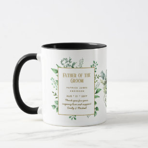 Personalized Best Man Father of Groom Groomsman Co Mug